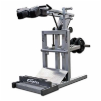 Squat Machine with Calf Blaster