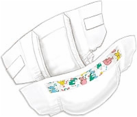 Curity Ultrafit Baby Diaper, Sz 3, Med, 16-26 Lbs (Bag of 28)