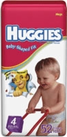 Huggies Snug & Dry Diaper, Size 4, Mega (Bag of 52)