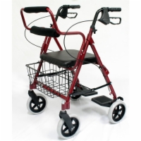 Karman 2-In-1 Luxury Aluminum Rollator & Transporter
