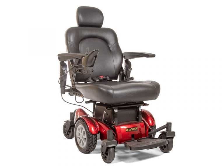 A power wheelchair by Golden Technologies