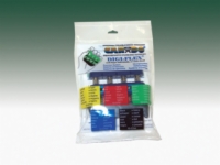 Cando Digi-Flex Hand Exerciser - 5 Piece Set Y,R,G,B,Blk - No Rack