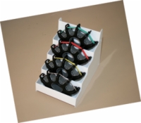 Cando Digi-Extend Hand Exerciser - Clinic Set Of 4 Digi-Extend Hand Exerciser Exercisers And Metal Rack
