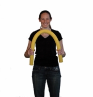 Cando Twist-Bend-Shake Upper Body Exerciser - 36 Inch - Blue - Heavy
