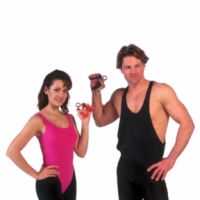 Cando Ergonomic Hand Grip, Pair - Yellow - 3 Lbs