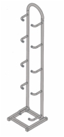Cando Plyometric Ball Rack (Vertical)