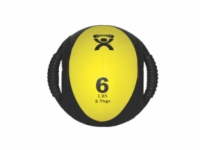 Cando Dual-Handle Medicine Ball - 6 Pound Yellow