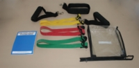 Cando Adjustable Exercise Band Kit - 2 Band Moderate (Green, Blue)