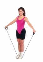 Cando Exercise Tubing With Handles Exerciser - 48 Inch - Green - Medium