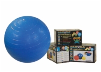 Cando Inflatable Exercise Ball - 30 Inches - Red - Retail Box