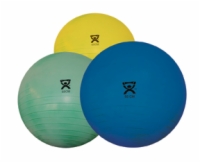 Cando Inflatable Exercise Ball - Deluxe Extra Thick - 30 Inches - Red - Retail Box