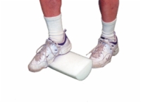 Cando Foam Roller - White Open Cell Foam - 4 X 48 Inch - Half-Round