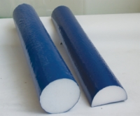 Cando Foam Roller - Blue Open Cell Foam - 6 X 12 Inch - Round
