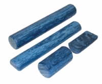 Cando Foam Roller - Blue Eva Foam - Extra Firm - 6 X 12 Inch - Half-Round