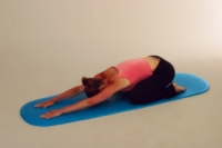 Cando Exercise Mat - 24 X 72 X 0.6 Inches - Closed Cell Foam - Blue