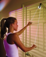 Overdoor Pulley Exerciser - Single Pulley With Clamp