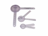 Baseline 360 Degree Clear Plastic Goniometer, 12 Inches