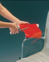 Dycem Non-Slip Material, Roll, 16"X10 Yard, Red