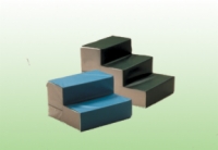 2-Step Stairs, Small, Foam, 24"L X 22"W X 14"H