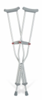 Crutch Aluminum Red-Dot Tall Adult