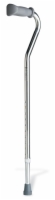 Single Point Offset Cane Chrome Adult