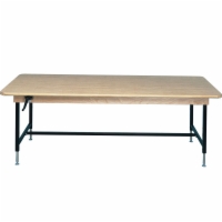 Economy Manual Hi-Low Test Table with Butcher Block Top