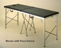 Portable Massage Table Solid W/Adj Legs 24 x72 x(24-30 )x2