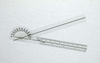 Plastic 6-3/4  Goniometer 180 Degrees