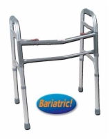 Double Button Extra-Wide Adult Folding Walker (Bariatric)