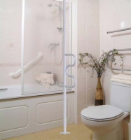 The Curve Security Pole White