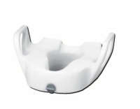 Raised Toilet Seat With Lock & Plastic Arms
