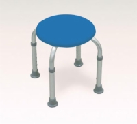 Bath Stool  - Round  Blue