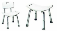 Shower Safety Bench- W/ Back Retail-KD