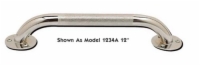 Grab Bar- Knurled Chrome 16in