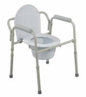 Commode  Folding Steel Retail Packaged