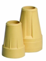 Crutch Tips  Pair Grey for 1  Shaft (Ht 1-5/8 )
