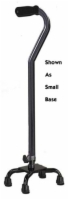 Quad Cane-Small Base Black