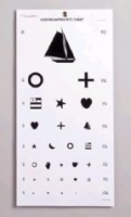 Kindergarten Eye Chart 22 x11