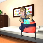 Children's Bed Rail & Sports Pouch