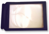 Magnifier Full Page Reading Fresnel 7 x10  w/Border