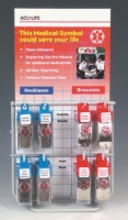 Medical Identification Jewelry 24pc  with Display Rack