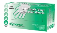 Vinyl Exam Gloves Powder-Free Box/100  Medium