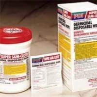 Sanicloth 'Super'  Wipes 6  x 6.75  Tub/160