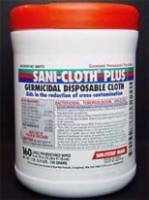 Sanicloth 'Plus' Classic Wipes 6  x 6.75  Tub/160