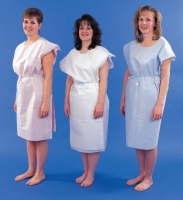 Paper Patient Exam Gowns- White Bx/50