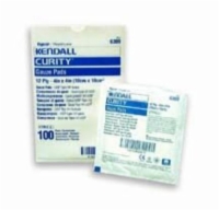 Curity Gauze Pads 4  X 4  12 Ply Bx/100  Sterile