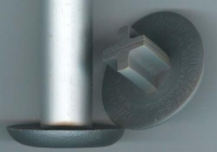 Mushroom Glide Walker Tips- Fits 1in Diameter (pair)