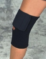 Knee Wrap Black  Neoprene Large 15 -17  Sportaid