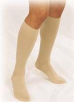 Truform 30-40 Below Knee Closed-Toe Small Beige (pair)