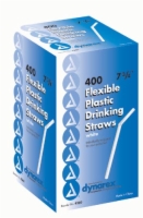 Flexible Plastic Drinking Straws 7 3/4  400/Box